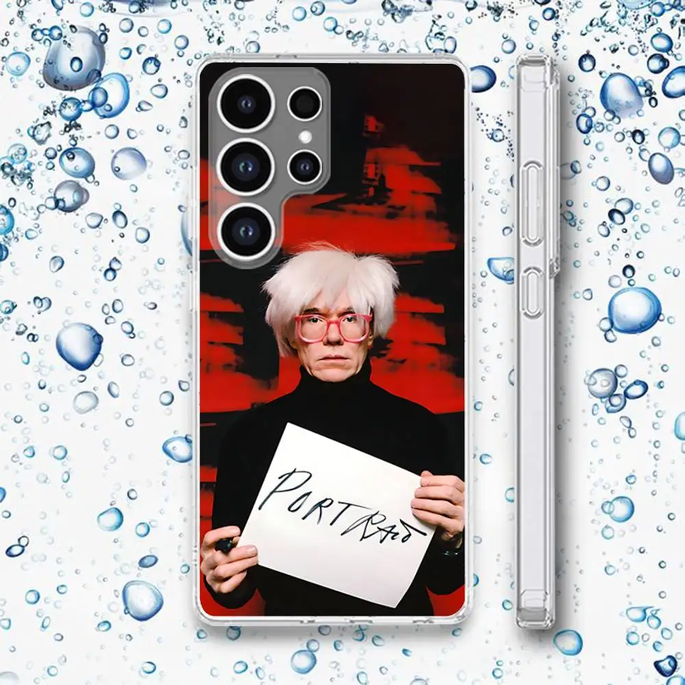 Coque de téléphone Art A-Andy W-Warhol Banana pour Samsung Galaxy A,71,70,52,51,40,31,50,50S,30S,21S,12,10,Note20ultra, coque transparente