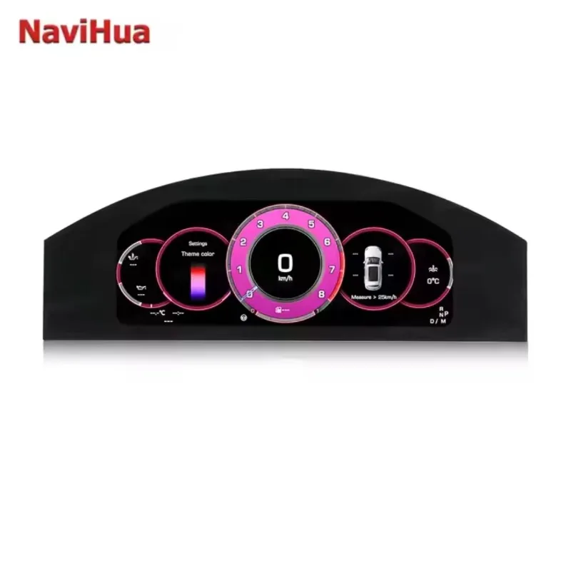 26 Style New Upgrade Speed Digital Meter Screen LCD Car Digital Cluster Auto Speedometer For Volkswagen Phaeton 2004-2015