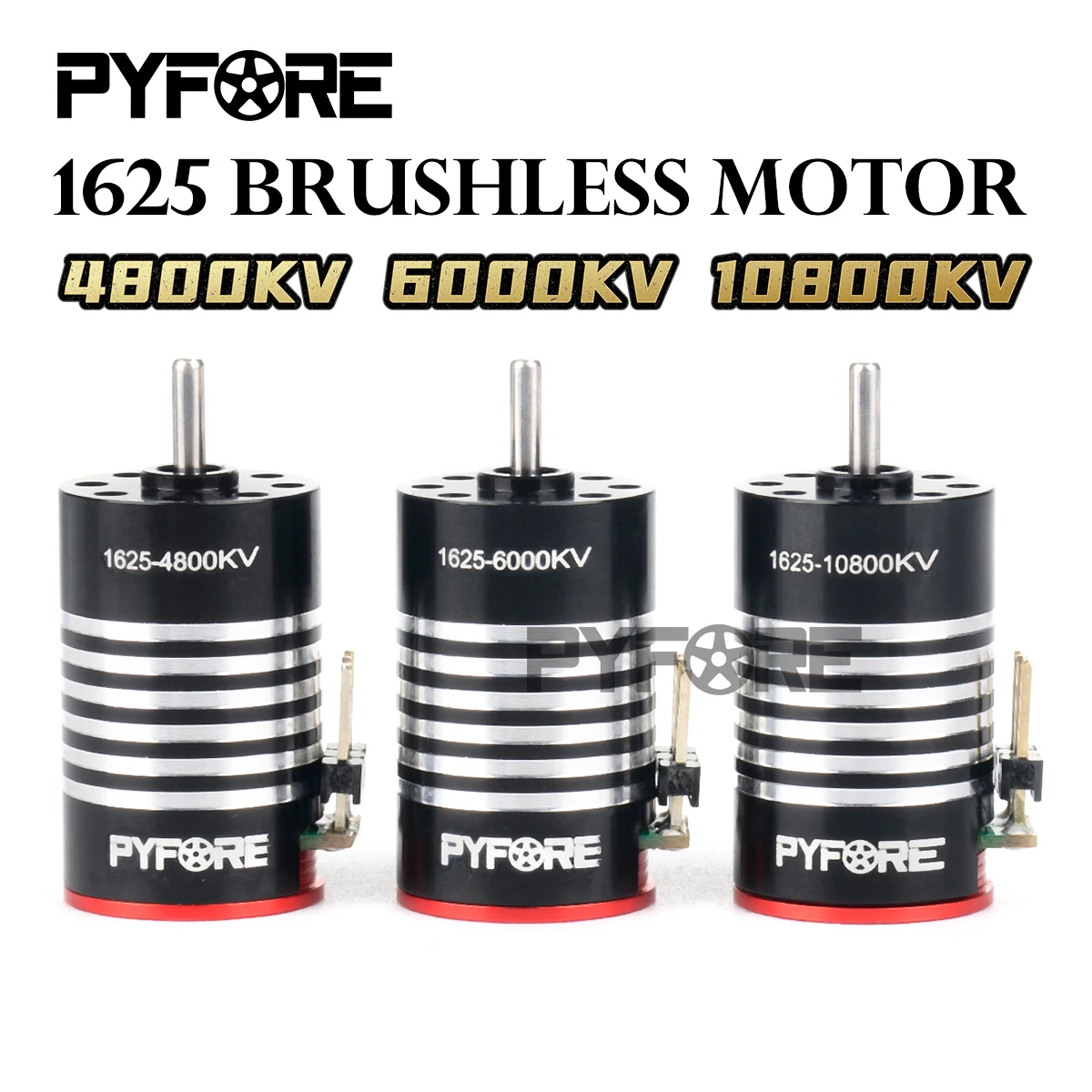 PYFORE Mini RC Bürstenloser Motor 1625 4800KV 6000KV 10800KV 2,0 mm Welle für 1/24 1/28 RC Modellautos Crawler Zubehör