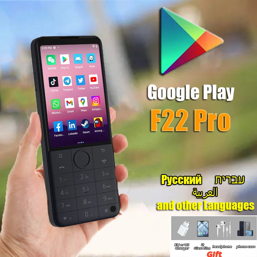 F22 Pro Google Play Android 12 физическая клавиша набора смарт сенсорный экран телефон Бесплатная доставка оригинальный самый продаваемый телефон