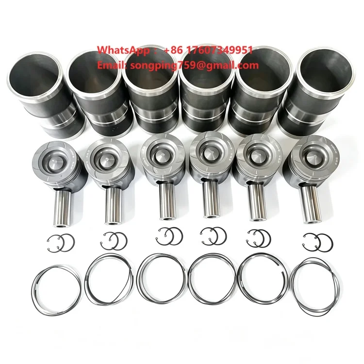 Construction Machinery Parts 6CT8.3 Engine Overhaul Kit Engine Kit Cylinder Liner+Piston+Pinston Pin+Ring+Circlip+O-Ring