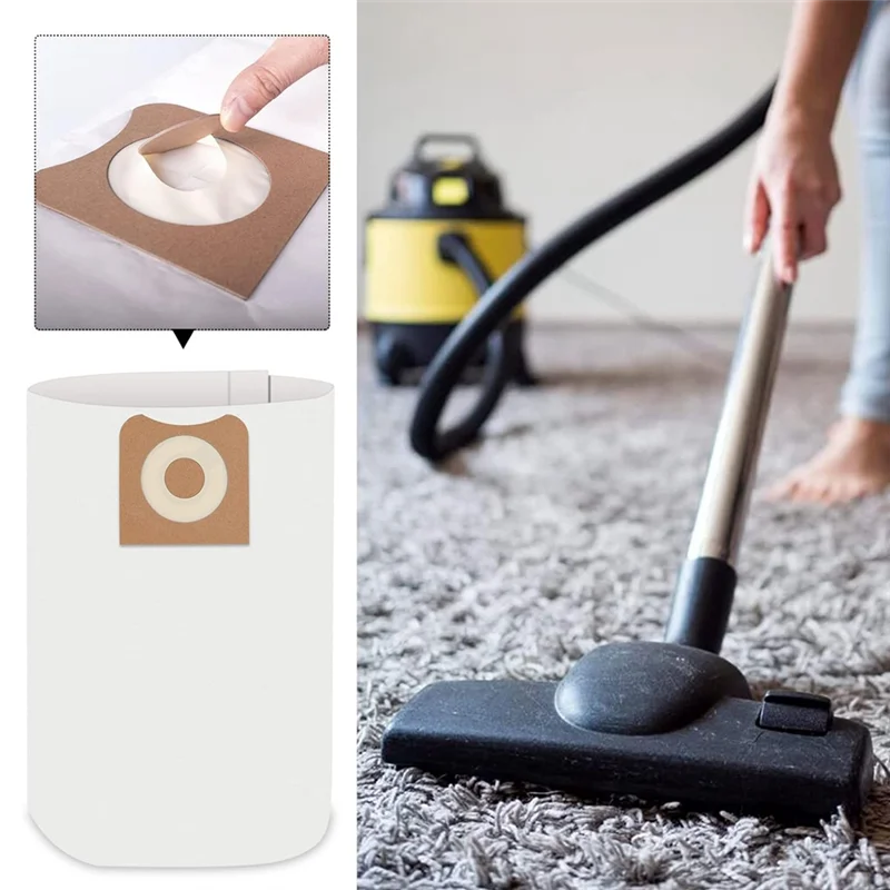 Shopper's Appliances Ridgid 12-16Gallon WD1950 WD1956 WD1850 WD1851 RV2400HF WD1450 WD1680 WD1270 용 7Pcs VF3502 진공 가방