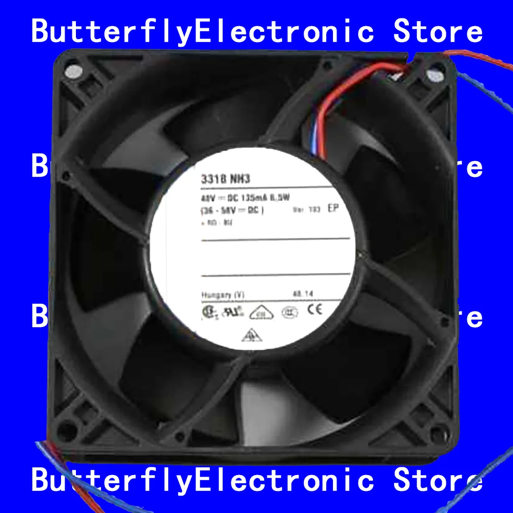 NEW ORIGINAL 3318NH3 3318 NH3 48VDC 6.5W COOLING FAN 9232 92*92*32MM