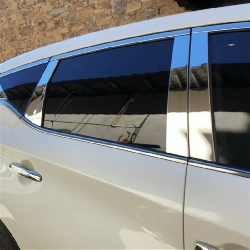 

WELKINRY For Nissan Murano Z52 3rd Generation 2015-2024 Car Body Door Window Central Middle B C Column Pillar Post Cover Trim