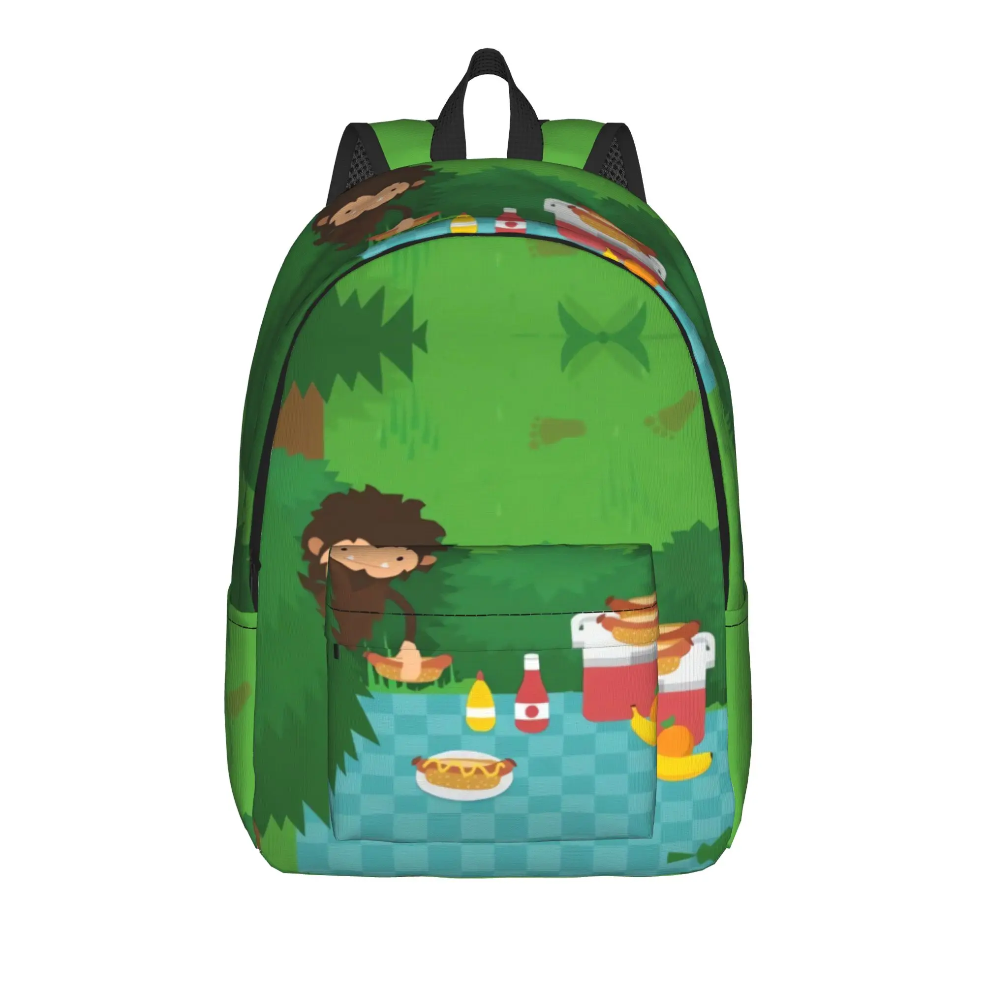 sneaky sasquatch Backpack  Workout Backpacks Men Pretty School Bags Colorful Big Rucksack