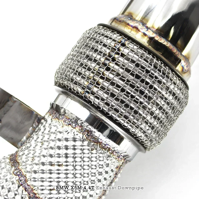 Abschnitt High Flow Rohre Abzweigrohr Auspuffrohr mit X5 X5M 4.4TT V8