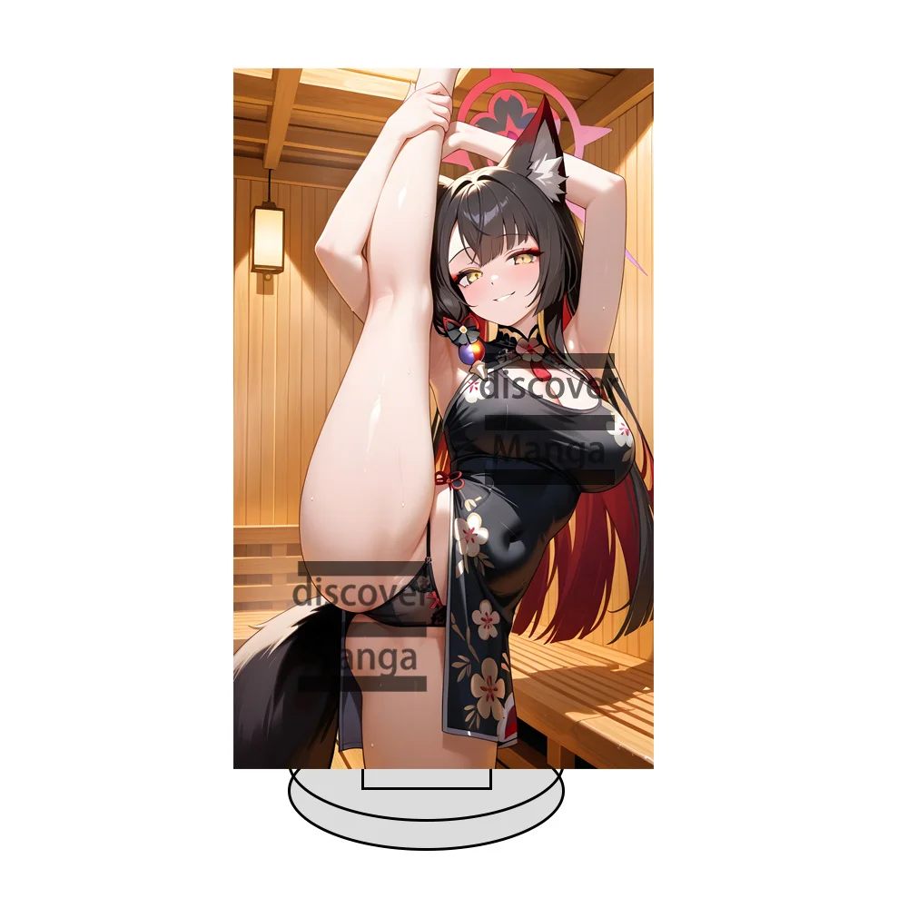 

15CM HOT Anime sexy Blue Archive Acrylic Stand Model Cosplay Characters Ornament Accessories Good Collection Gifts