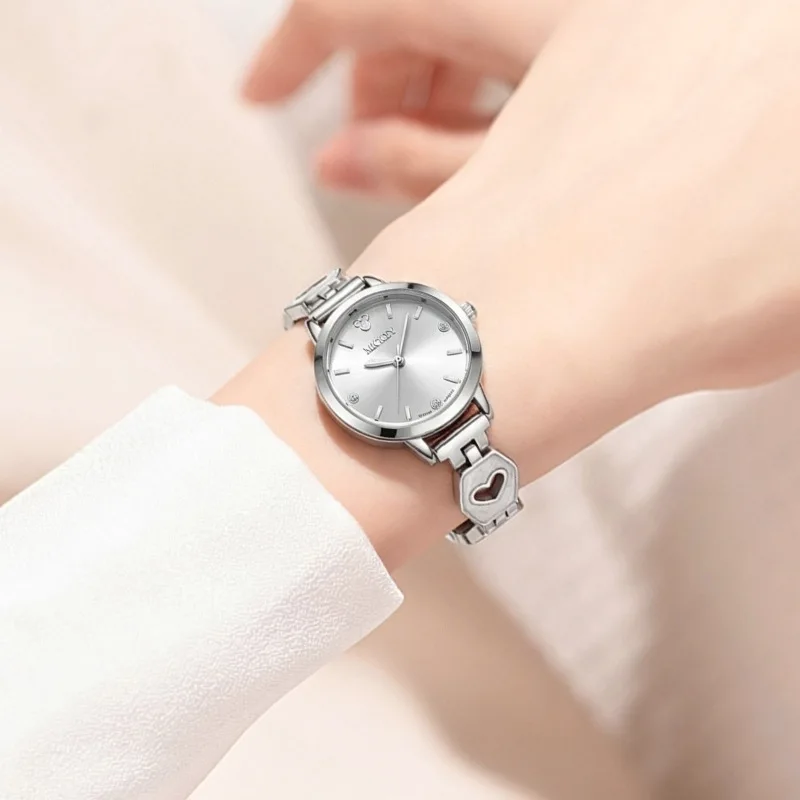 

Оригинальные наручные часы Disney, роскошные модные часы с Микки Маусом, женские универсальные кварцевые часы с блестящими камнями, 299/349