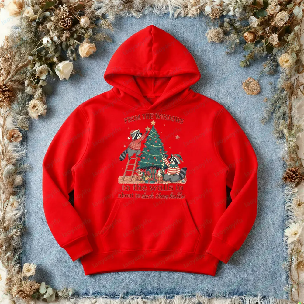 من النوافذ إلى الجدران أنا عن سطح السفينة هذه القاعات الملابس مضحك عيد الميلاد بلوزات النساء الرجعية عيد الميلاد هوديس