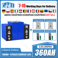 10000+ Cycles 360Ah Lifepo4 Battery With BMS 3.2V Lithium iron phosphate Rechargeable Cell For DIY 12V 24V 48V Solar RV EU Stock