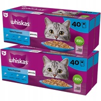 Whiskas Cat Food Fish Delicacies in Jelly 85 g x 80 Pieces