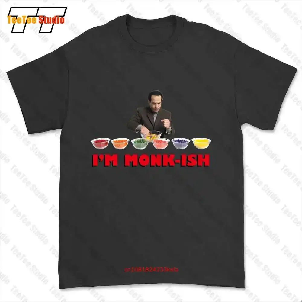 Monk Im Monk Ish Licensed Classic Tv Show Adrian Monk White T-shirt Tee CAS9
