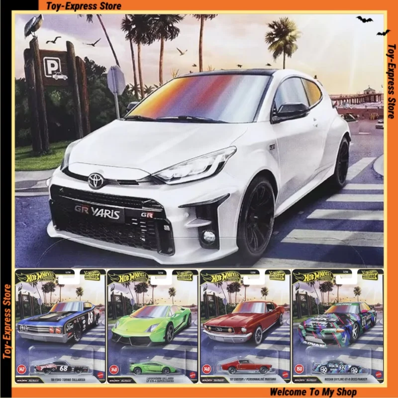 Hot Wheels Premium Boulevard 2026 Kinderen Speelgoed Hot Wheels Jongens Kinderen Speelgoed 1: 64 Auto Model Toyota Mustang Nissan Ford Lamborghini