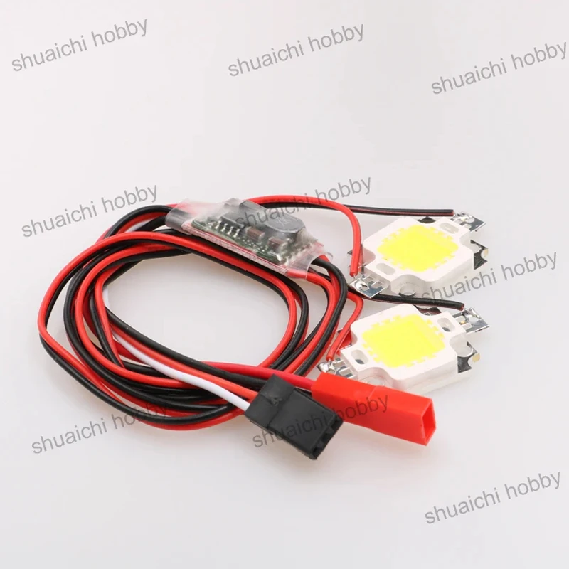 1PCS 5V-26V 2S-6S 10W Double Flashing Light 300mA Output Current High-power Night Flying Lights JST Plug Connector for RC Drone