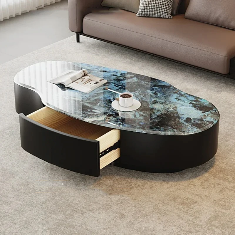 

Design Luxury Coffee Table Nordic Trendy Quality Storage Decoration Salon Side Tables Beauty Simple Couchtisch Trendy Furniture