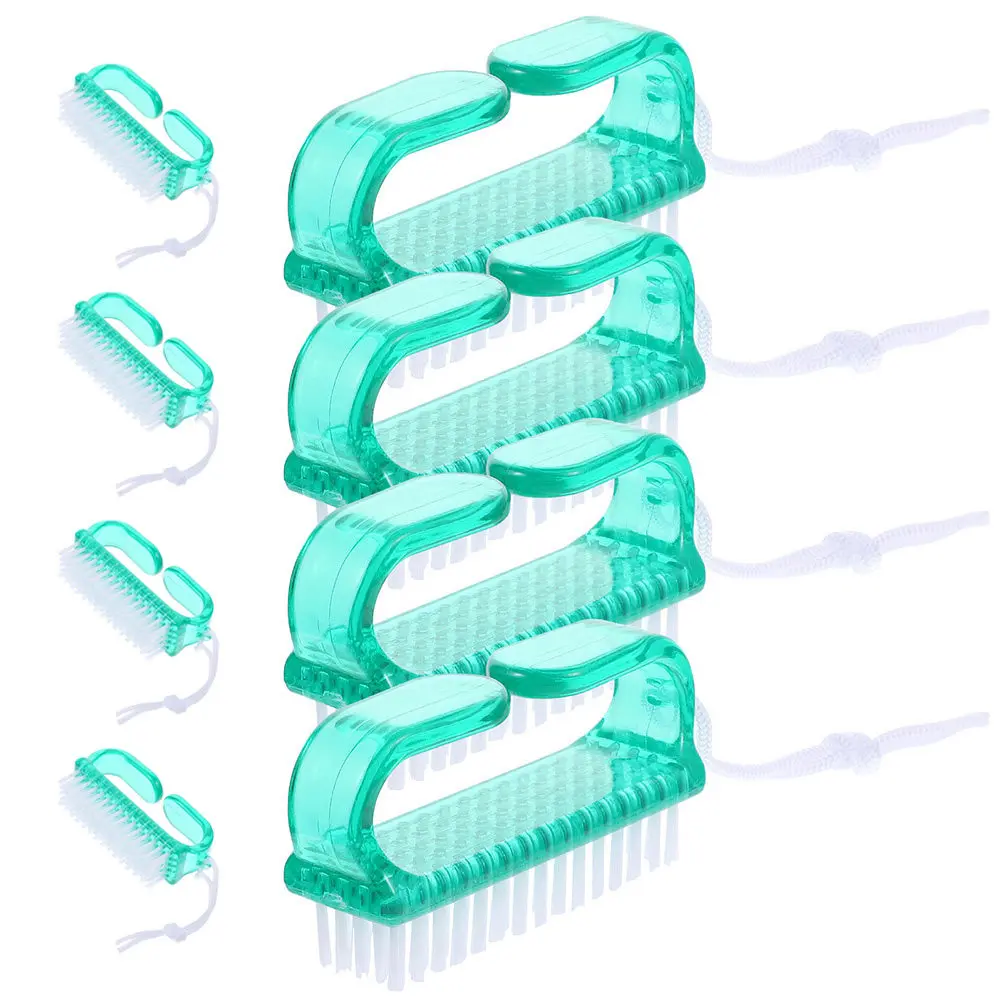 

8Pcs Reusable Nail Cleaning Brushes Portable Fingernail Toenail Scrub Brush for Travel Manicure Pedicure Nail Brush