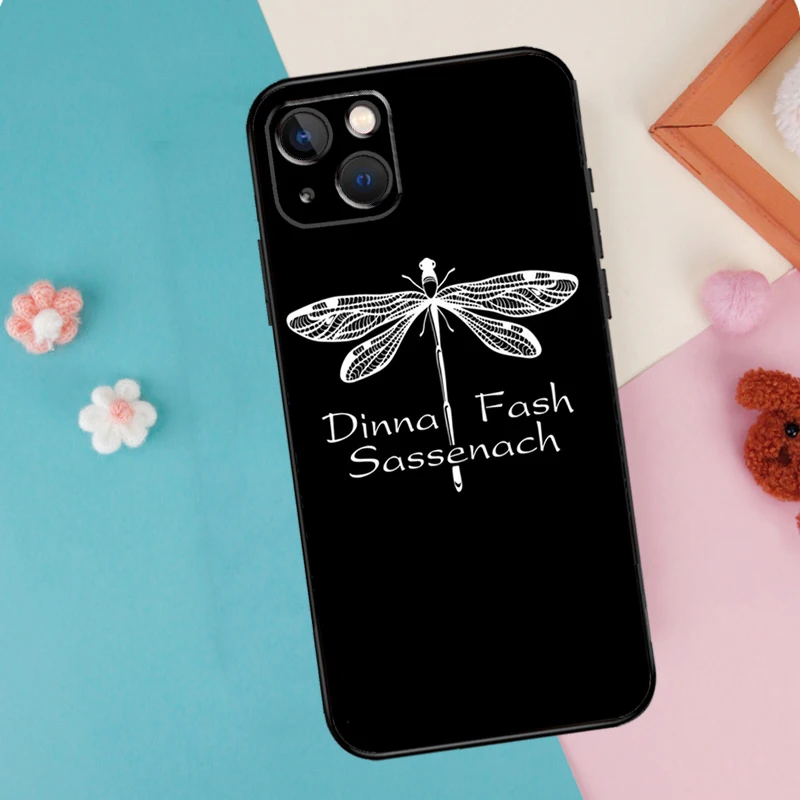 OUTLANDER TV Jamie Sassenach Dragonfly Bumper For iPhone 14 13 Pro Max 12 mini 11 Pro Max 6 7 8 Plus XS XR XS Max SE 2020 Cover