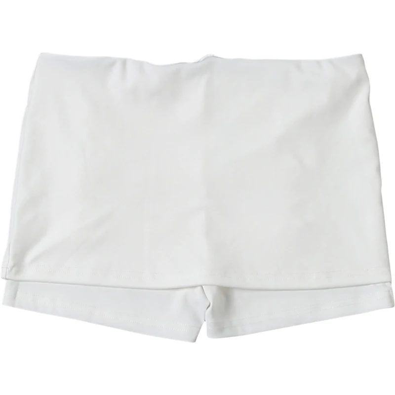 Sisterlinda Damen Hottie Short mit zweireihiger Dekoration, Falten, elastische Taille, hohe Elastizität, Hottie Midnight Fashion Streetwear – Detail 4