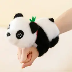 Panda Slap Bracelet Series Monkey Chick Plush Doll Slap Bracelet Simulation Capybara Capybara Plush Wrist Band Home Decor