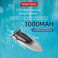 2.4G Mini Remote Control Speedboat for Children - Twin Propellers, Waterproof, Rapid Charging, Simulation Model Kids&Adult Gift