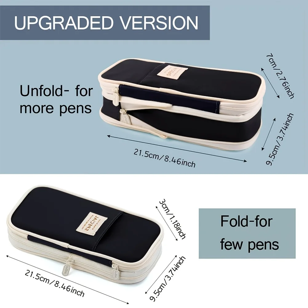 Large Capacity Pencil Bag Kawaii Pencil Case Pouch Holder Box for Girls Office Students Organizer School Stationery Supplies image 2