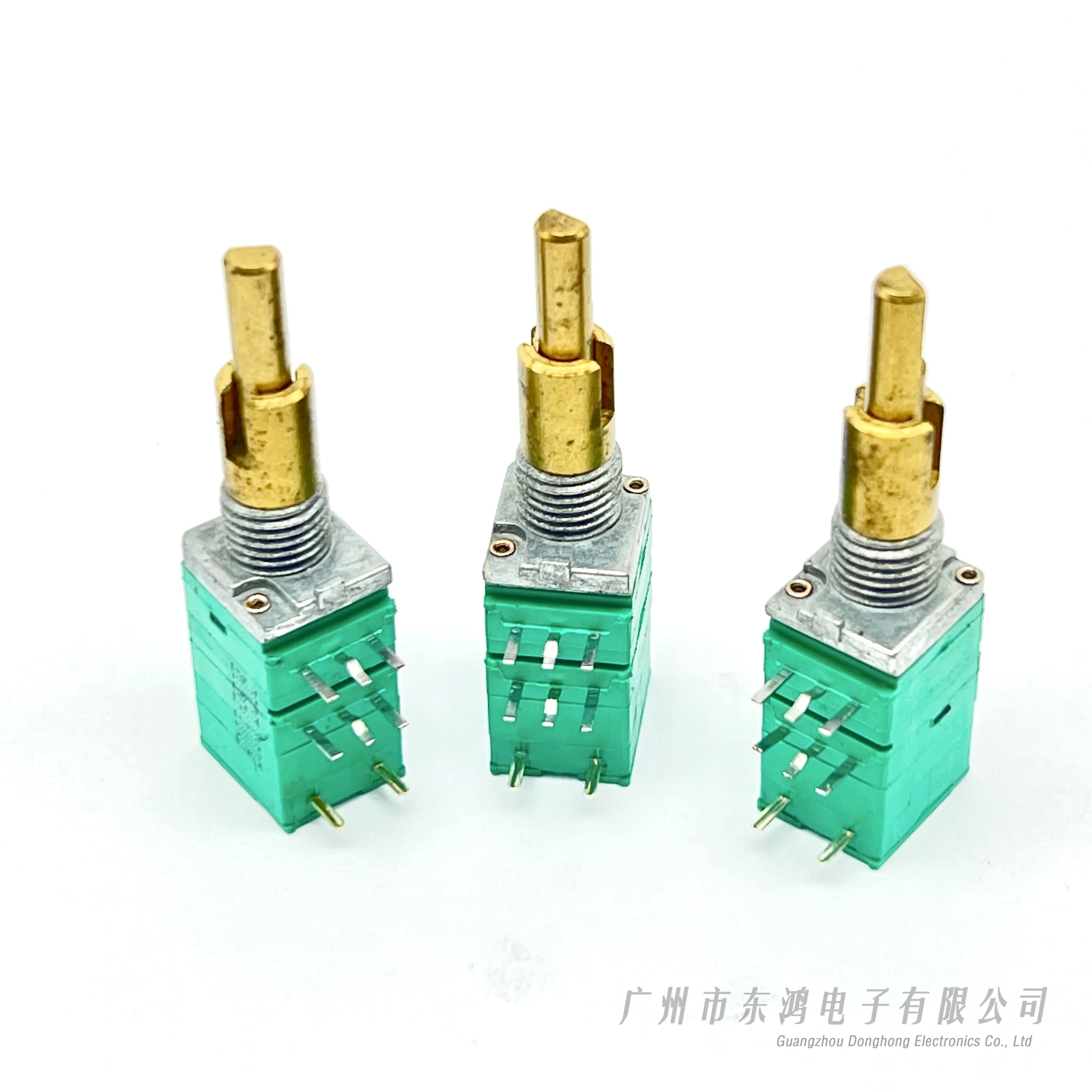 1 PCS CTR Duplex Precision Potentiometer Dual Axis B10K with Switching Shaft Length 22mm