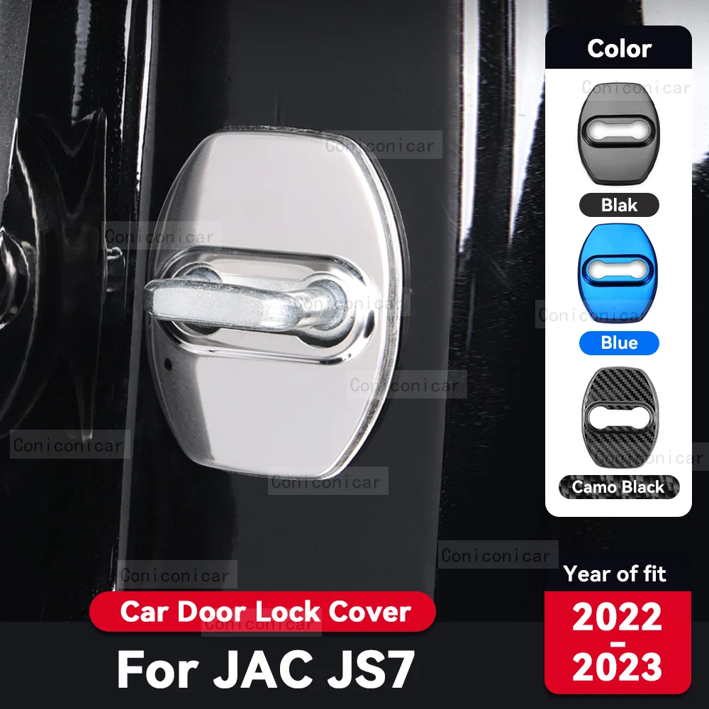 For JAC JS7 SEI7 Pro 2022 2023 Car Door Lock Protection Cover Anti rust Stainless Steel Auto Interior Decoration Accessories