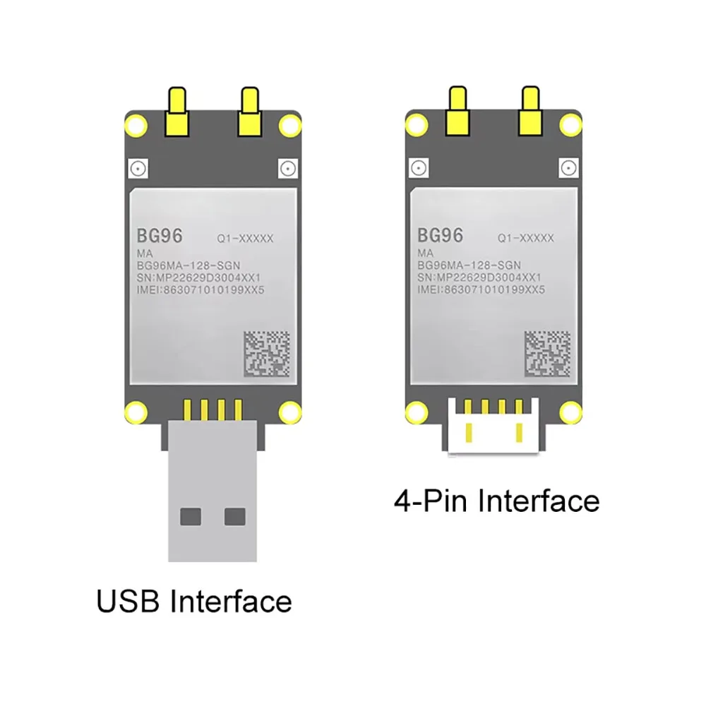 BG96 USB Dongle BG96MA-128-SGN Development Kit 4PIN  UART LTE Cat.M1/NB1 & EGPRS Module NBIOT Modem Pin to pin EG91/EG95