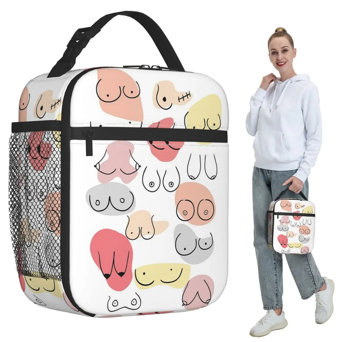 

Изолированная сумка для обеда для детей, школьный холодильник, термоящик для еды, портативный контейнер для ланч-боксов