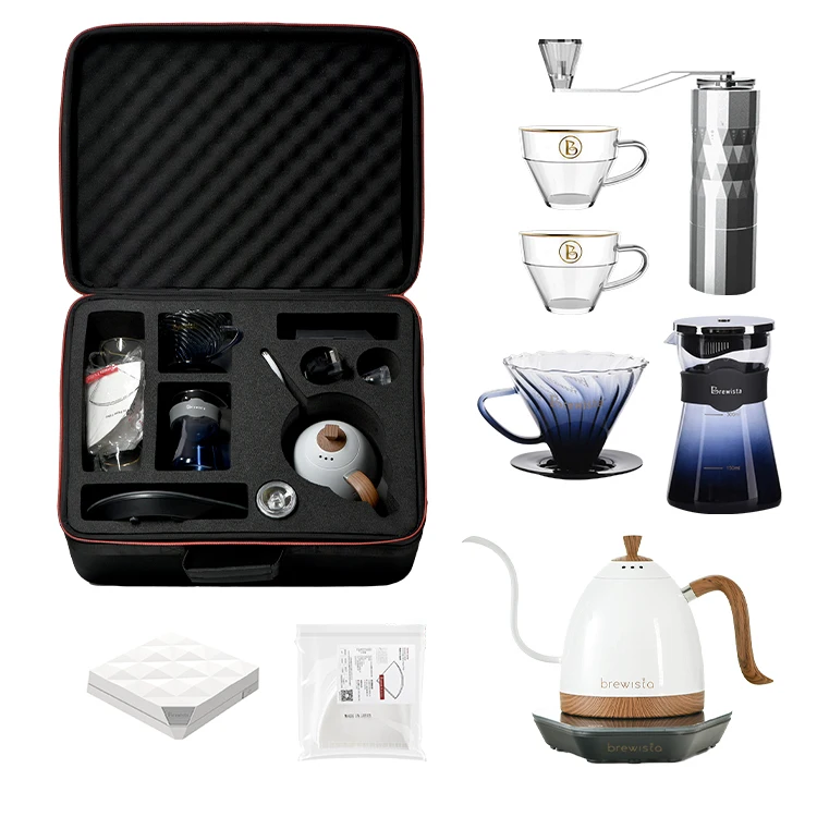 Brewista portable travel drip coffee grinder kits gift coffee dripper travel bag coffee set