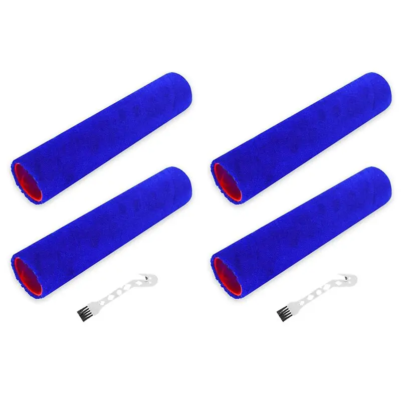 

Комплект из 4 сменных роликовых щеток ABJN для моющего пылесоса Dyson Wash G1, насадки для поломоечной машины