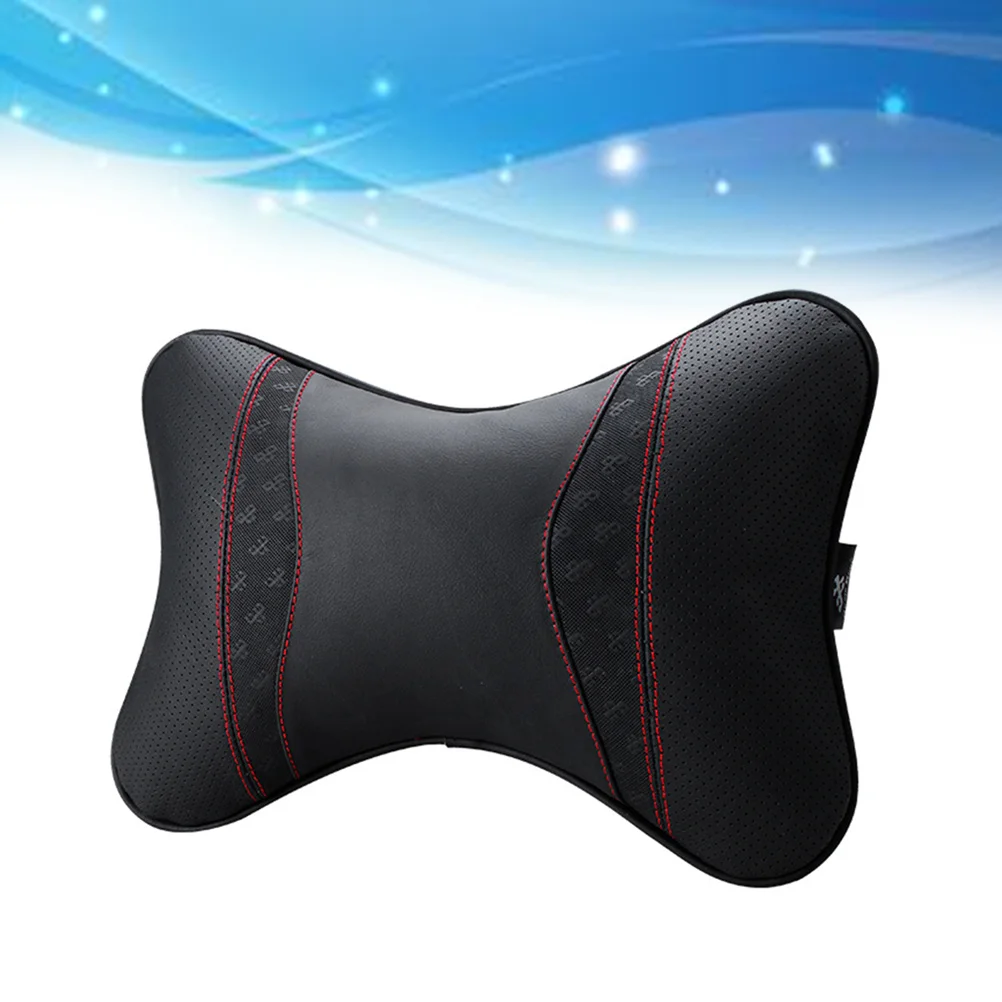 

Car Seat Neck Pillow Auto Headrest Cushion Ergonomic Support Breathable Ventilation Car Accessories Black
