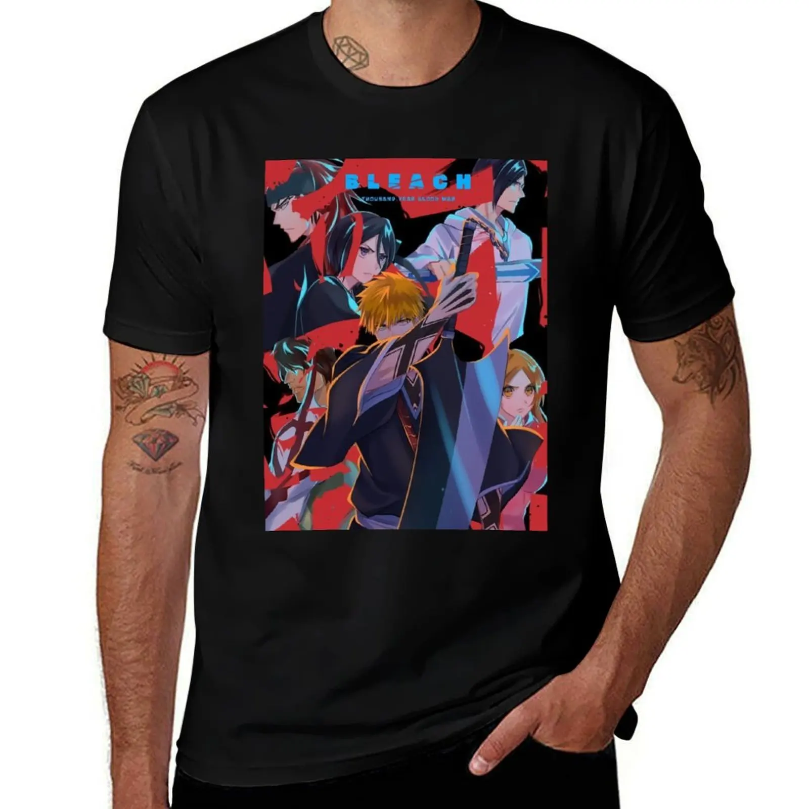 cool art of -$%[thousands]?[bleachs?]?bloods]@#%- season 2 T-Shirt Construction Work Tee Shirt T-Shirt