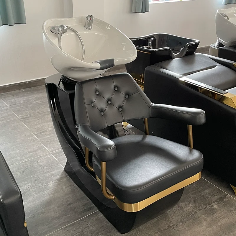 

Barber shop small shampoo bed sitting shampoo