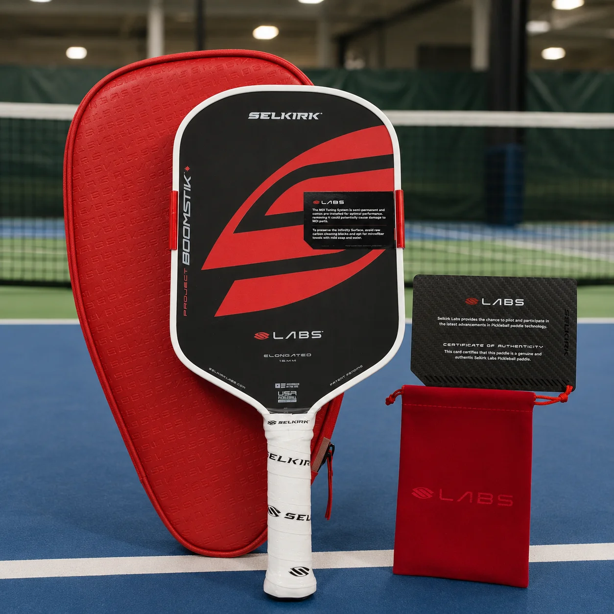 

Selkirk LABS USAP Approved Pickleball Paddles Project Boomstik Elongated T700 Carbon Fiber High Spin Professional Racket