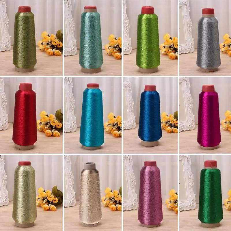 Polyester Overlocking Sewing Machine Cone Threads, All Purpose, 20Colors, 1Pc