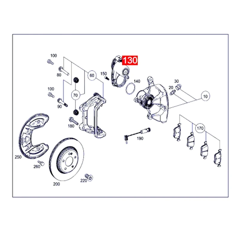 0009061004 Car Rear Parking Brake Engine Motors Electrical Actuator Motor For Benz W213 E200 E260 E300 E350 2017-2021 Car Parts