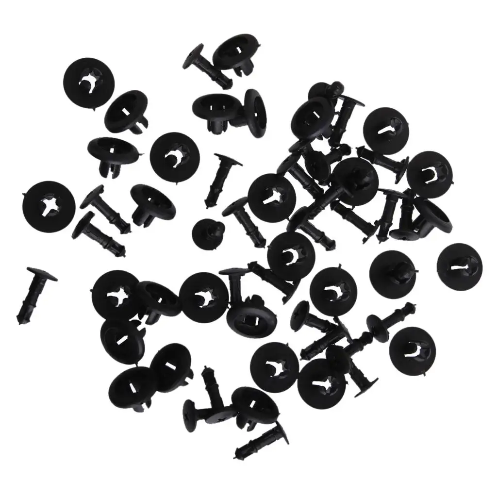 30 Pieces Push-Type Bumper Fastener Rivet Retainers for Mazda BC1D56145