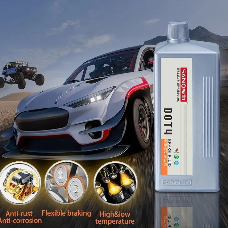 

SANVO Advanced Systic Тормозная жидкость DOT 4 Гидравлическая жидкость для автомобилей, мотоциклов, тормозных систем 800 г
