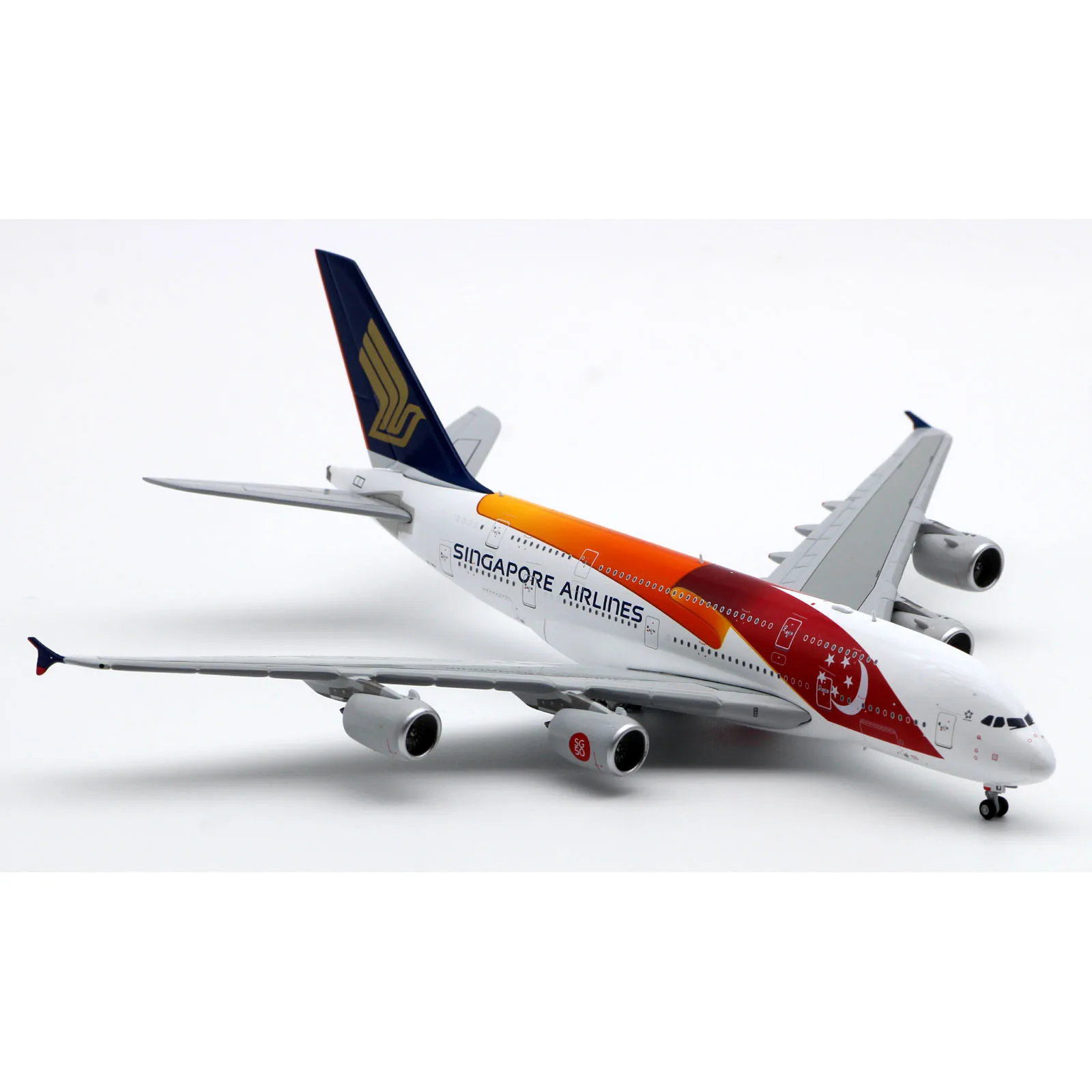 EW4388012 Alloy Collectible Plane Gift JC Wings 1:400 Singapore Airlines StarAlliance Airbus A380 Diecast Aircraft Model 9V-SKJ