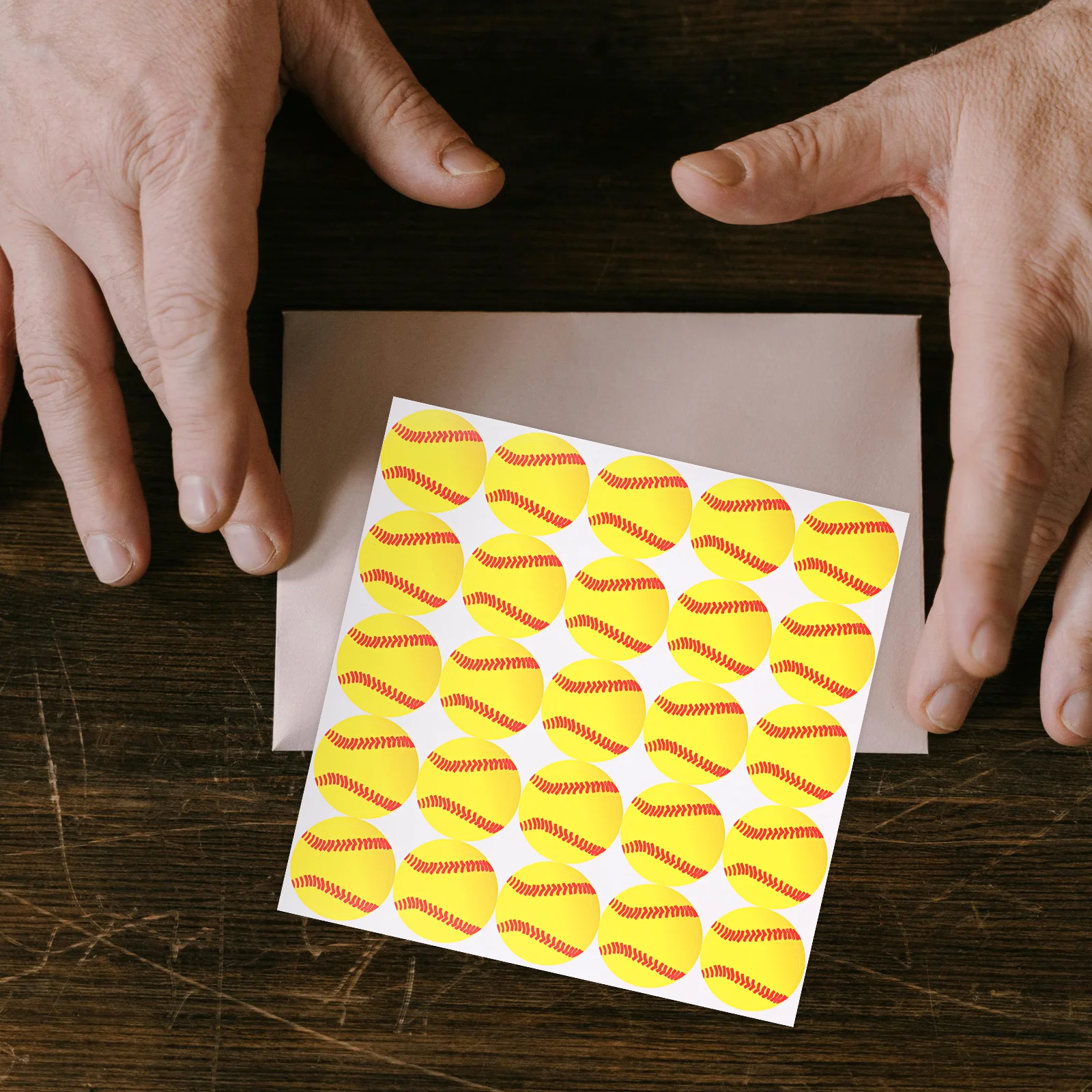 

250 Pcs Baseball Sticker Stickers for Planners Adhesive Volleyball Copper Plate Water Bottles Birthday Party