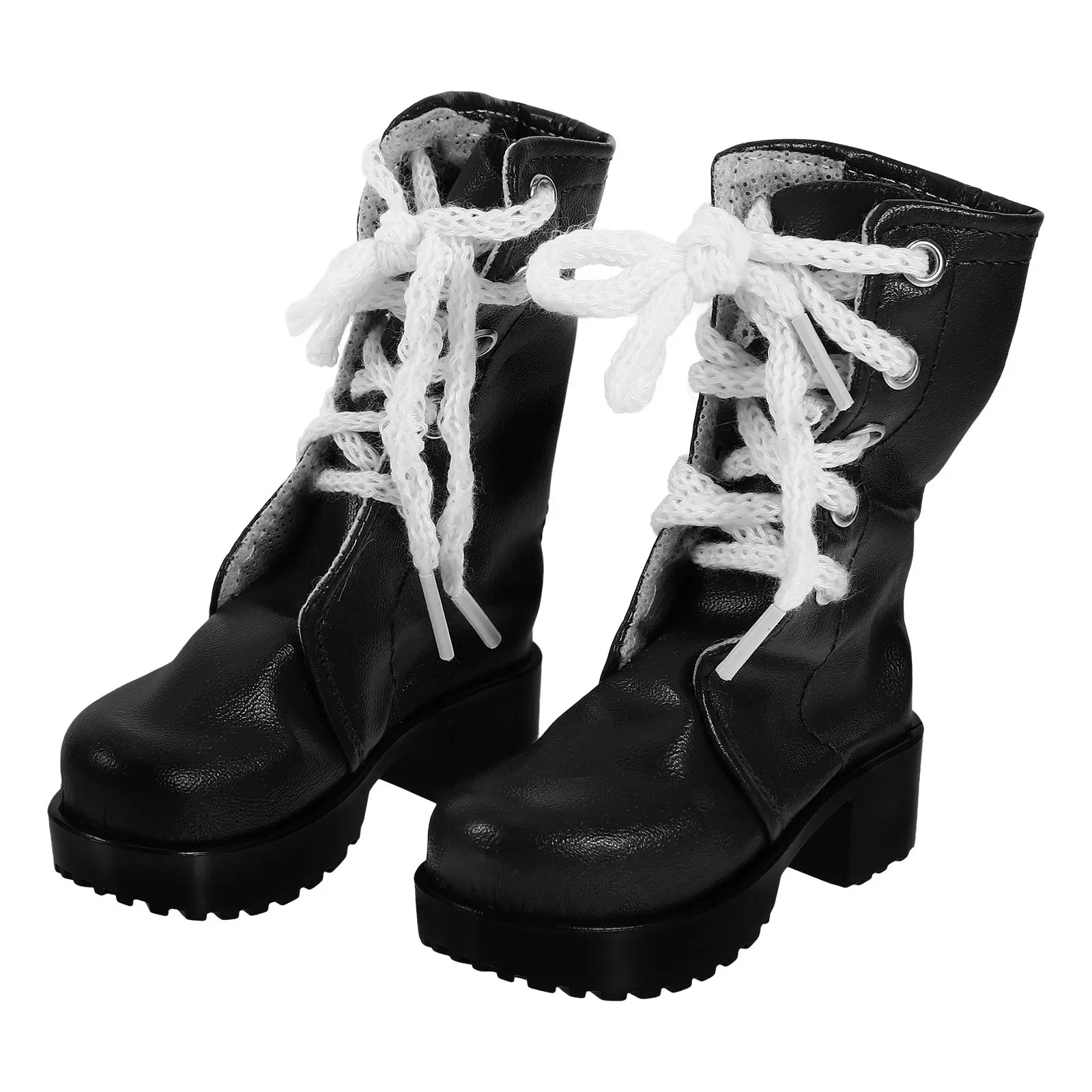 

1Pair Stylish Shoes for Tough PU Construction Easy to Use Adorable Decorative Footwear Great for DIY Costumes