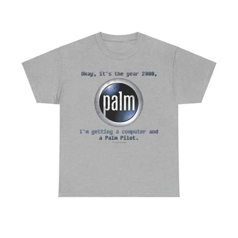 Camiseta con logo nostálgico Palm Pilot
