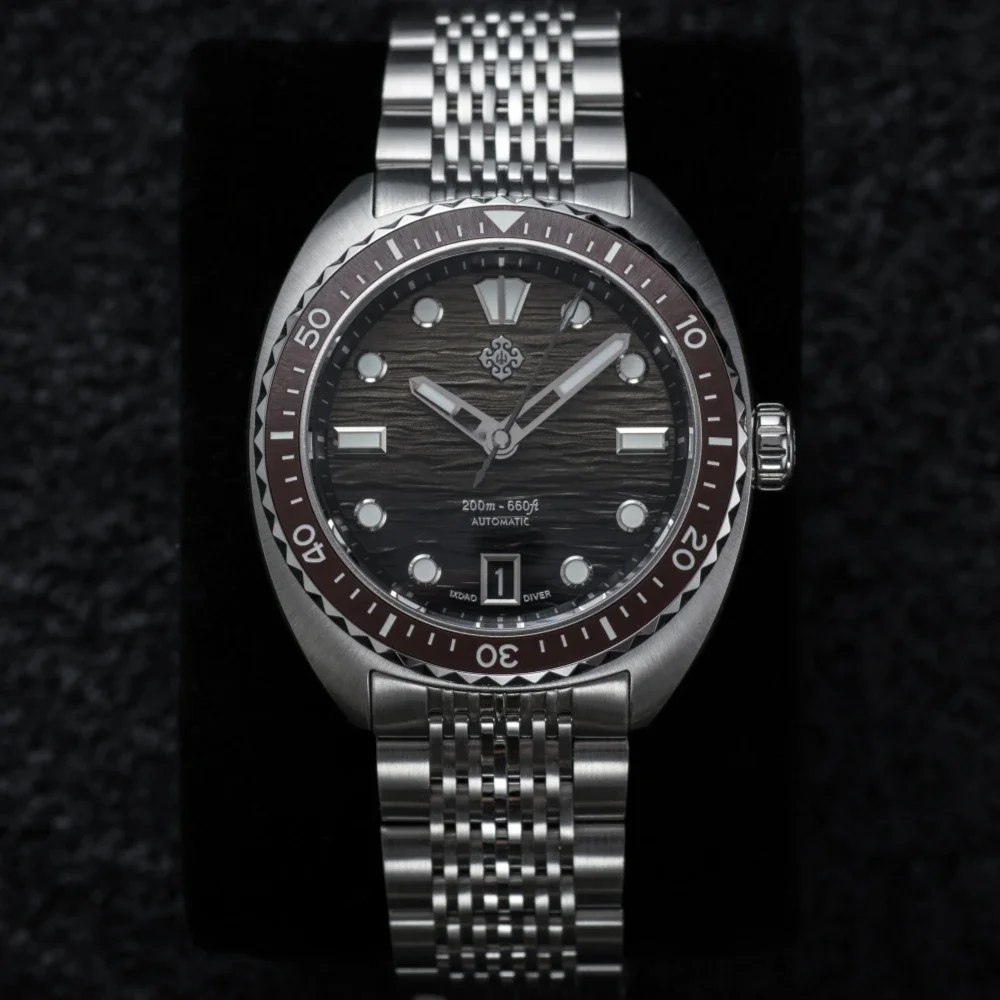Ixdao Ipose 2025 Nieuwe NH35 Mode Heren Automatisch Mechanisch Horloge Saffier Roestvrij Staal Sport Duiken 20 Bar Bwg-9 Reloj Hombr
