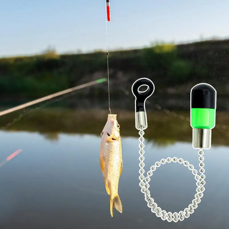 Fish Bite Alarm Lightweight Bite Indicator Portable Fishing Accessory Rod Tackle Bobbins Fishing Alerter For Crappie Walleye