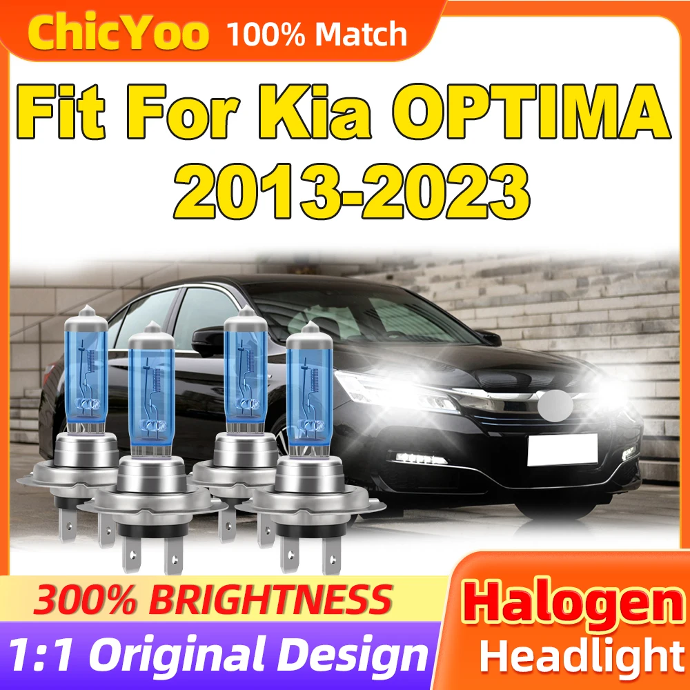 

Fit For Kia OPTIMA 2013-2020 2021 2022 2023 24000LM Super White Halogen Lights 200W Car Headlight Bulbs 12V 6000K Xenon Lamps