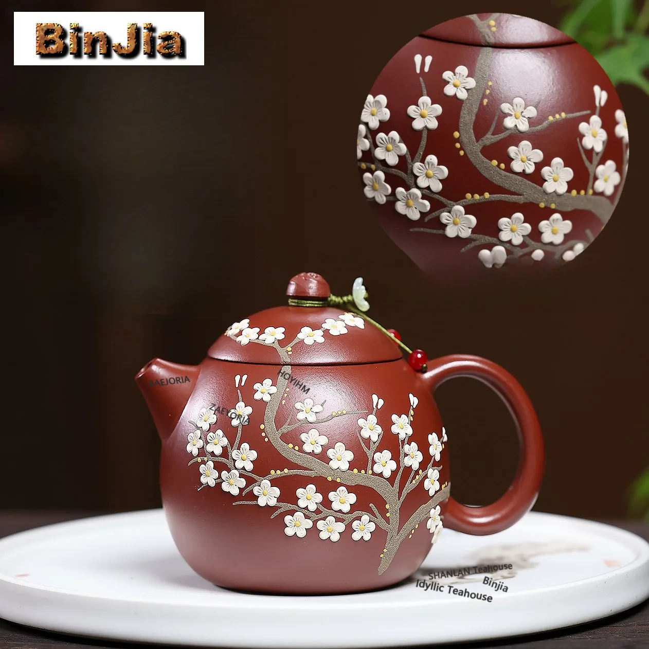 310ml Aesthetic Yixing Purple Clay Teapots Handmade Dragon Egg Pot Raw Ore Dahongpao Mud Kettle Chinese Zisha Teaset Accessories