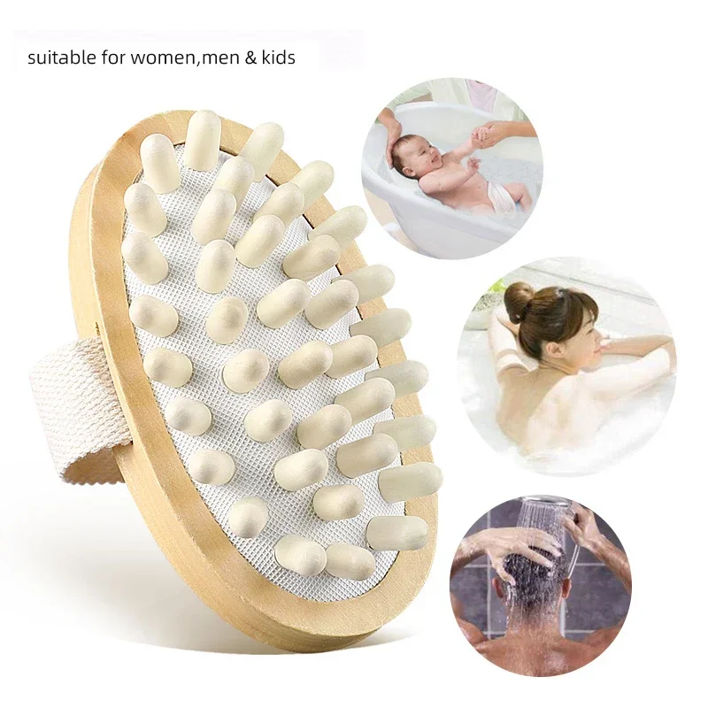 

Body Massage Brush Anti Cellulite Soothing Bath Spa Air Cushion Massage Hair Comb Scalp Massage Shower Brush Dead Skin Remover