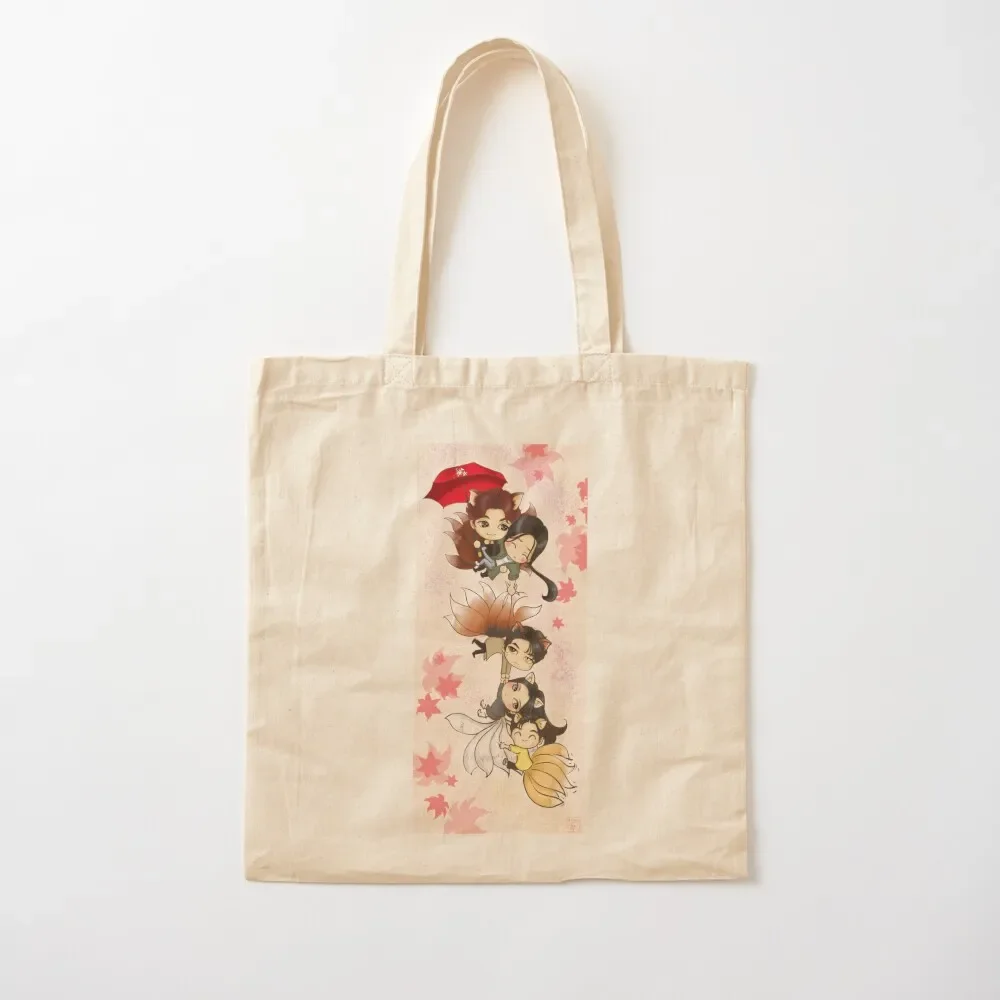 Gumiho Family Tote Bag Shopper bag Cloth bag Canvas Tote