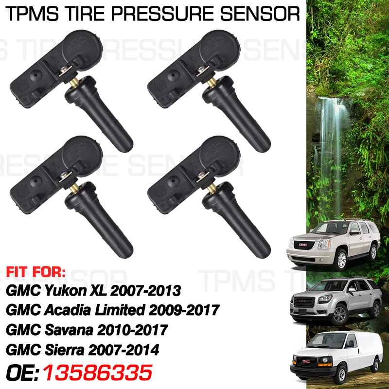 

315MHz 13586335 For GMC Yukon XL 1500 2500 Sierra Savana 1500 2500 3500 4500 GMC Acadia Limited Car Tire Pressure Monitor Sensor